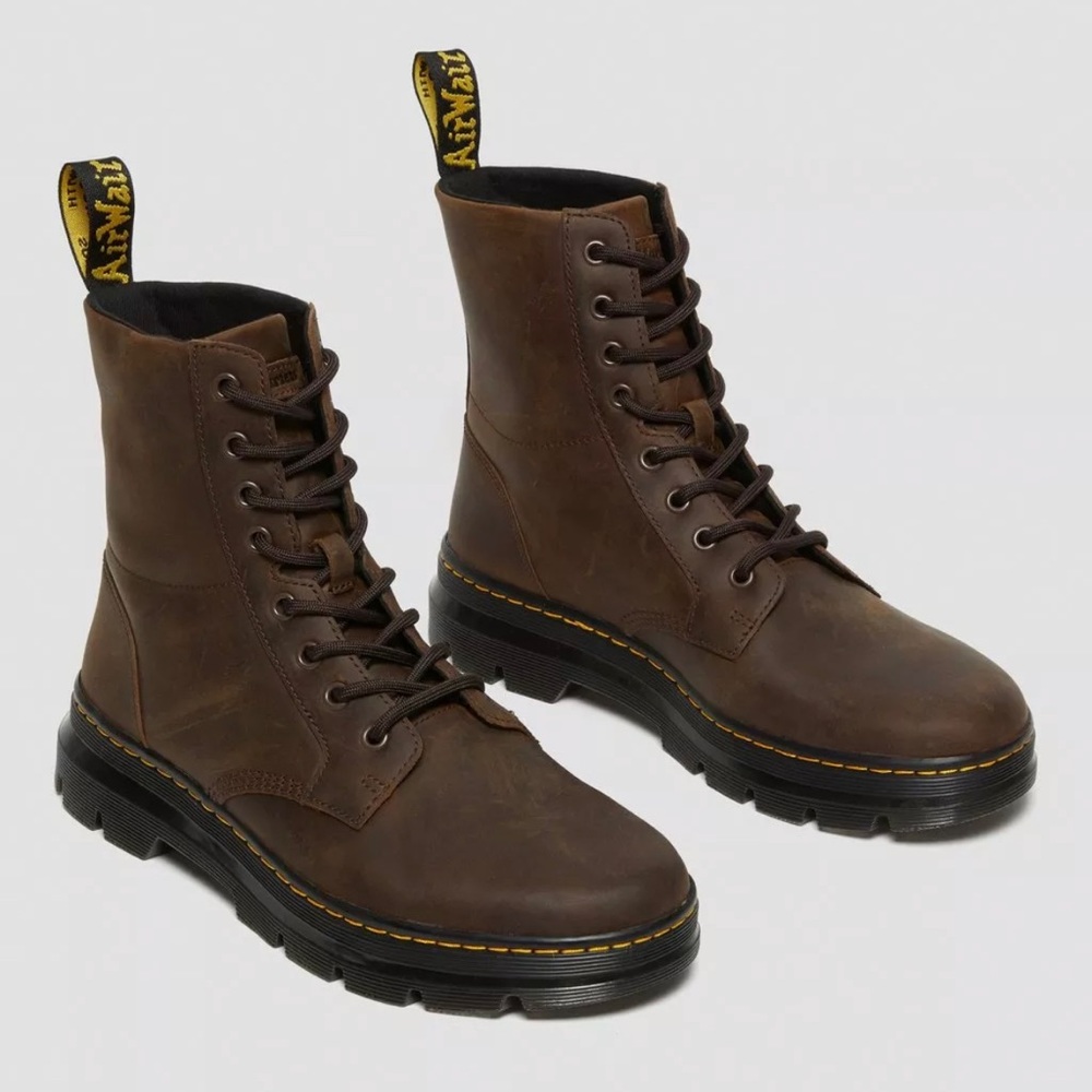Dr. Martens Combs Crazy Horse Leather Boots